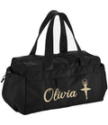 Personalised Ballet Dancer Name Holdall Gym Dance Swimming Kids Kit Bag