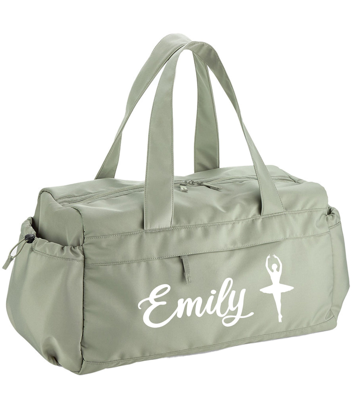 Personalised Ballet Dancer Name Holdall Gym Dance Swimming Kids Kit Bag