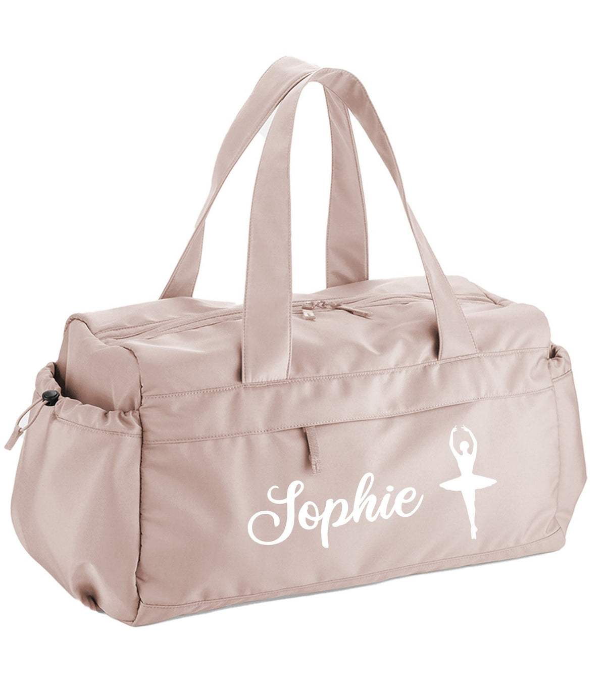 Personalised Ballet Dancer Name Holdall Gym Dance Swimming Kids Kit Bag