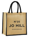 Personalised Birthday Gift Jute Bags Name Age Travel Celebration Tote 21st 30th 40th 50th 60th