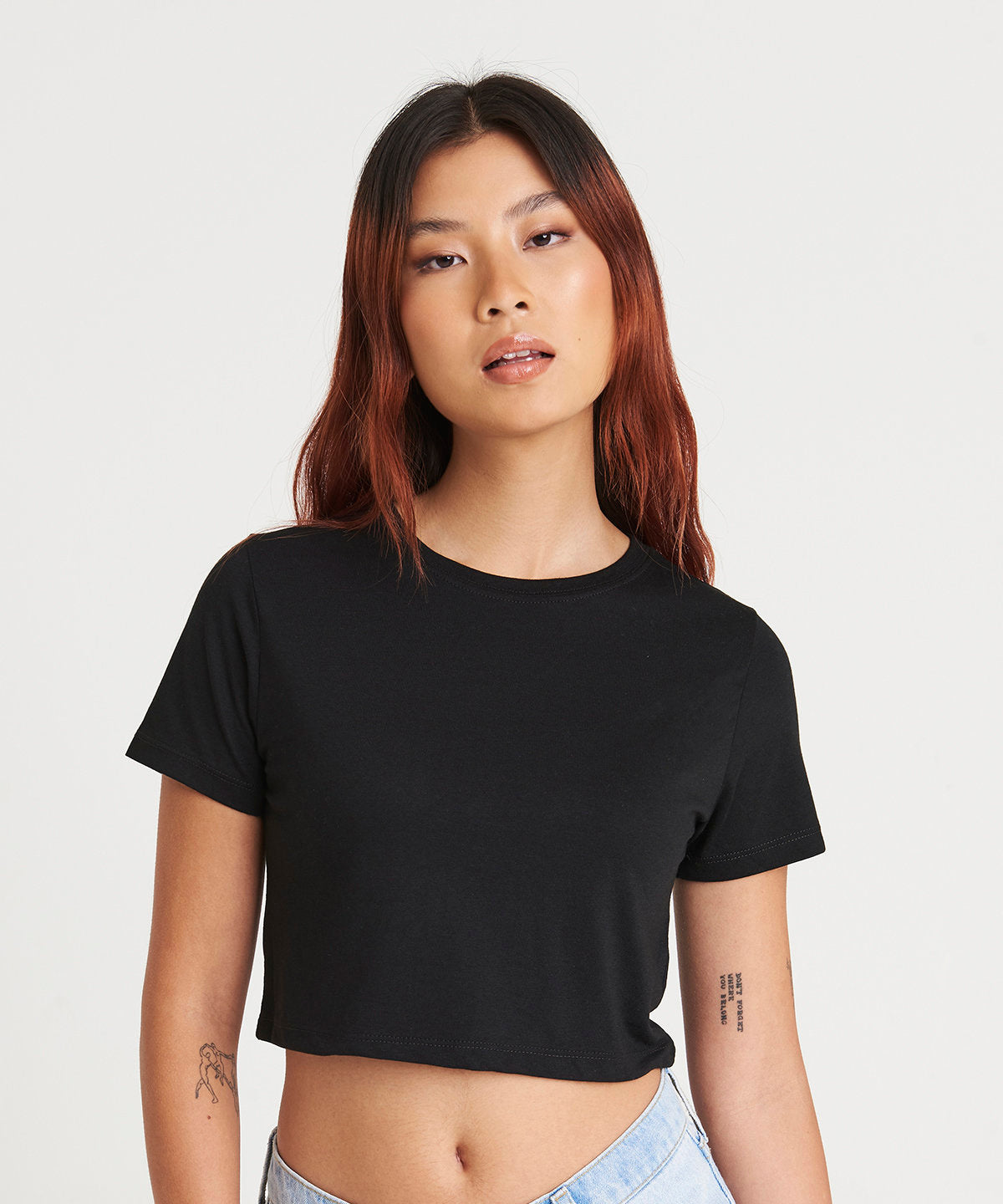 Save a Horse Ride A Moustache Ladies Cropped Printed T-Shirt Cute Y2K Baby Tee