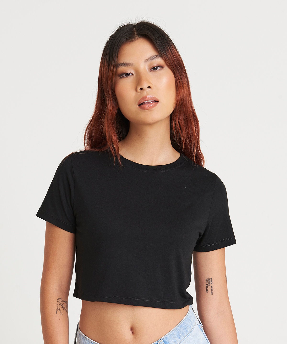 Kiss Me It's My Birthday Ladies Cropped Printed T-Shirt Cute Y2K Baby Tee