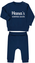 Mama's Coffee Date Baby & Toddler Sustainable Sweatshirt and Joggers Outfit Set