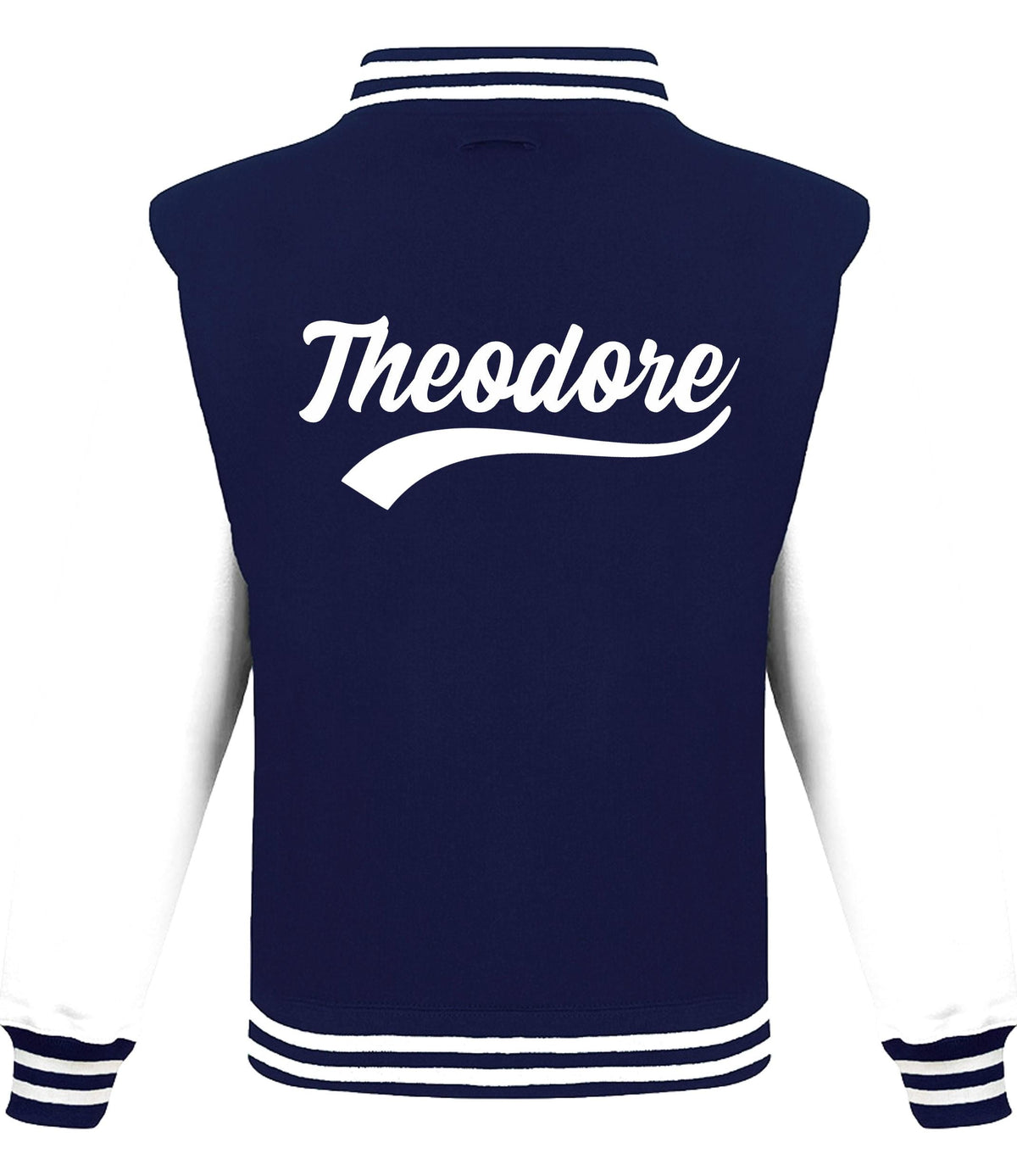 Kids Personalised Name Baseball Varsity Jacket Childrens Custom Letterman College Baseball