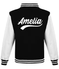 Adults Personalised Name Baseball Varsity Jacket Mens Ladies Custom Letterman College Baseball