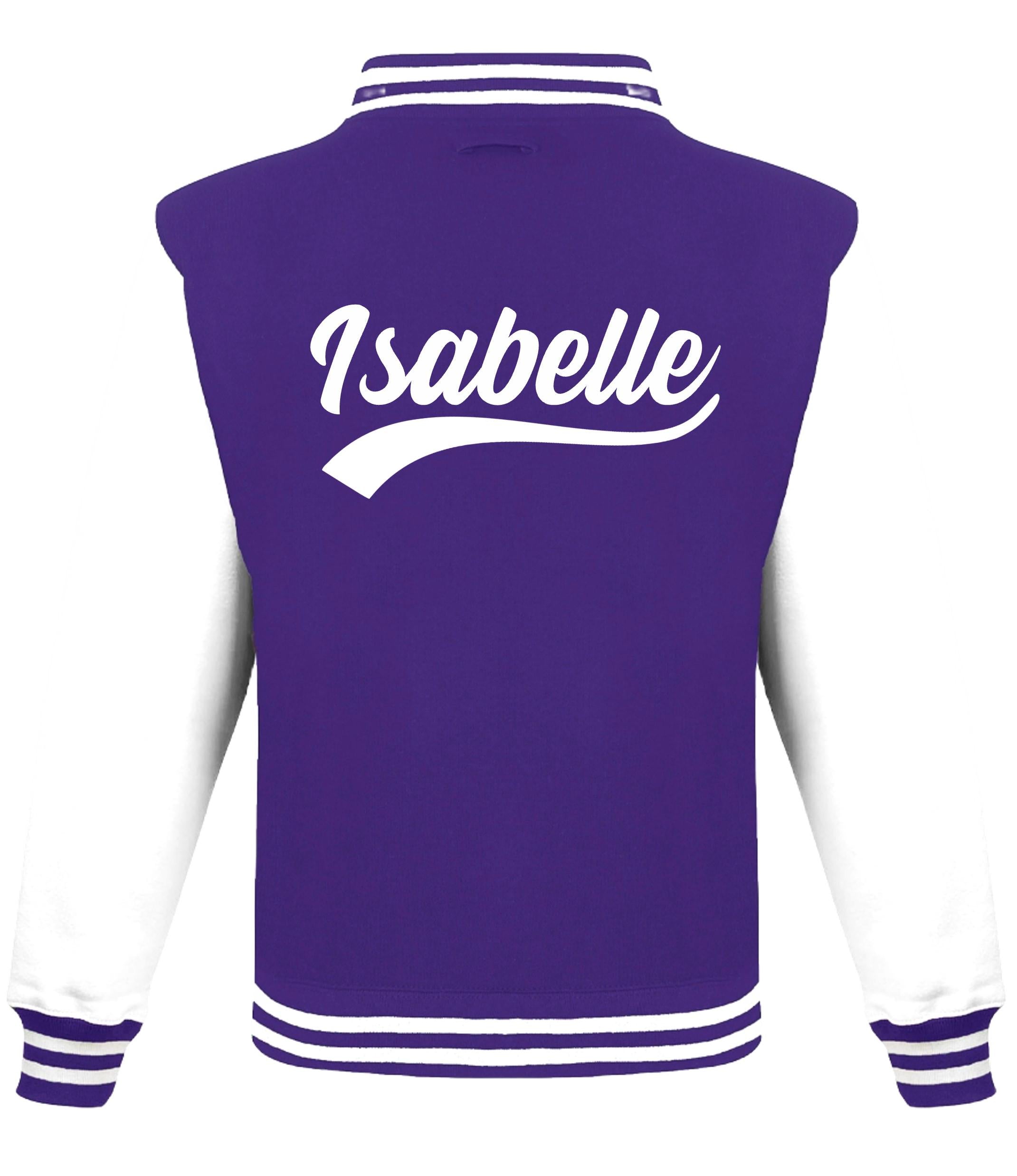 Adults Personalised Name Baseball Varsity Jacket Mens Ladies Custom Letterman College Baseball