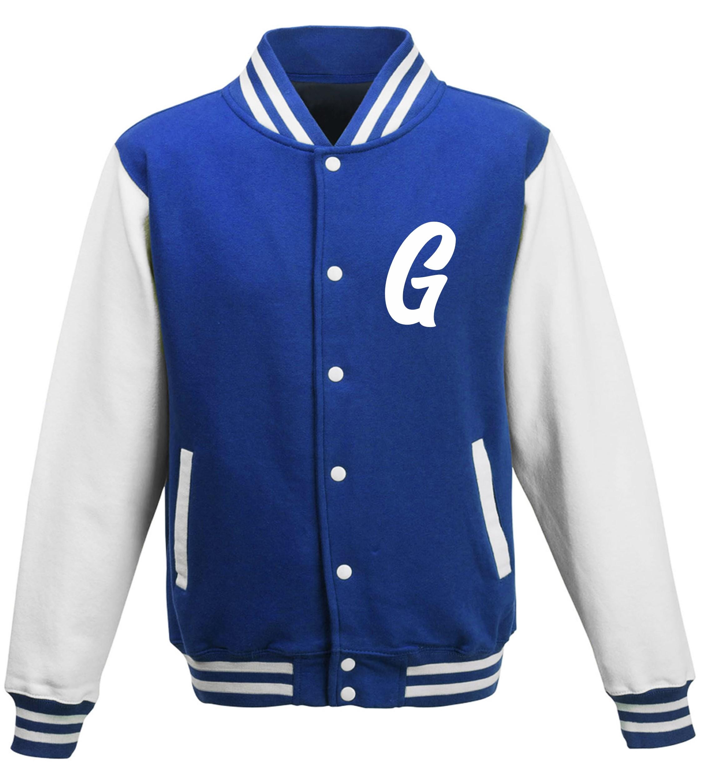 Adults Personalised Name Baseball Stars Varsity Jacket Mens Ladies Custom Letterman College Baseball