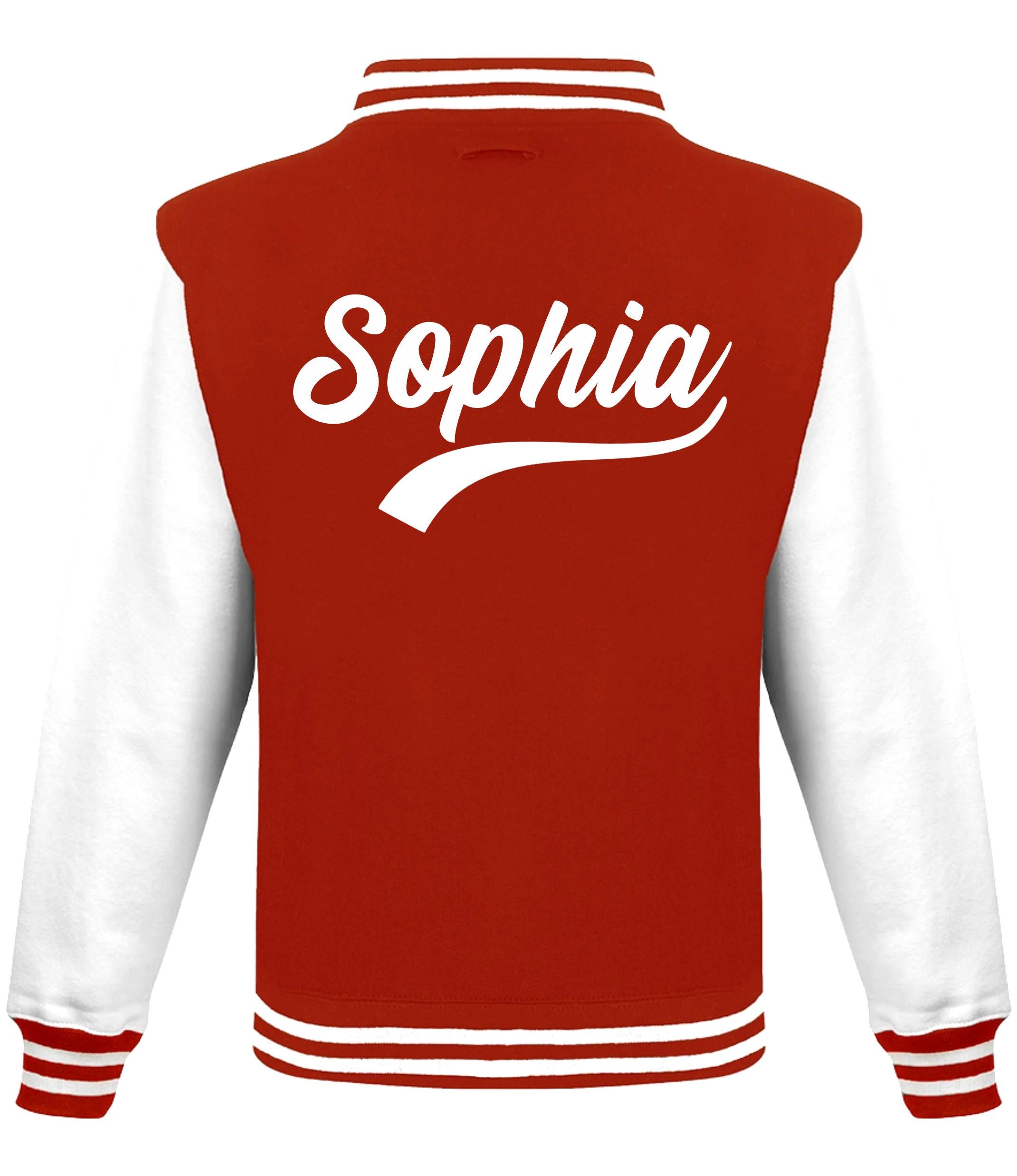 Adults Personalised Name Baseball Varsity Jacket Mens Ladies Custom Letterman College Baseball