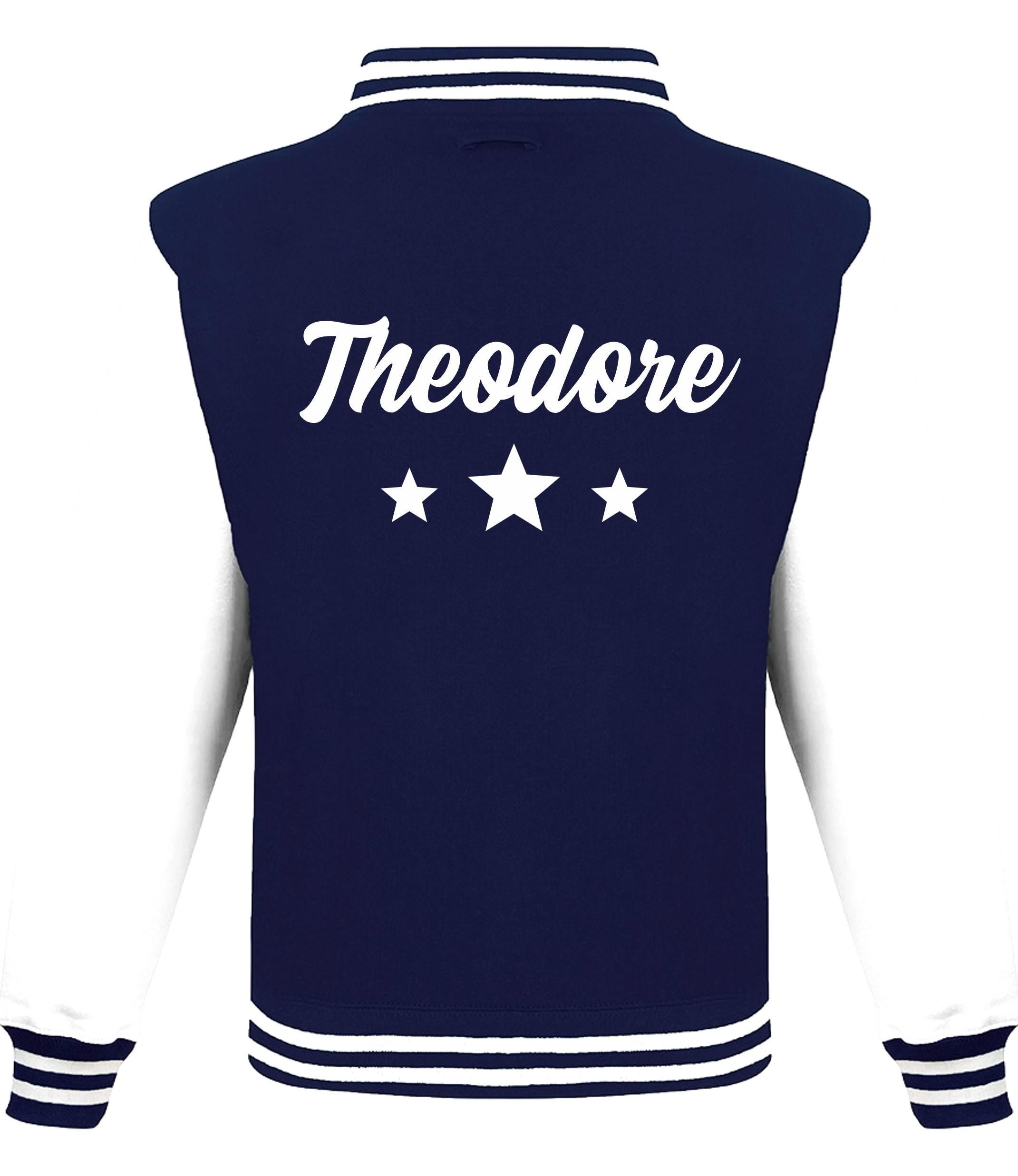 Adults Personalised Name Baseball Stars Varsity Jacket Mens Ladies Custom Letterman College Baseball