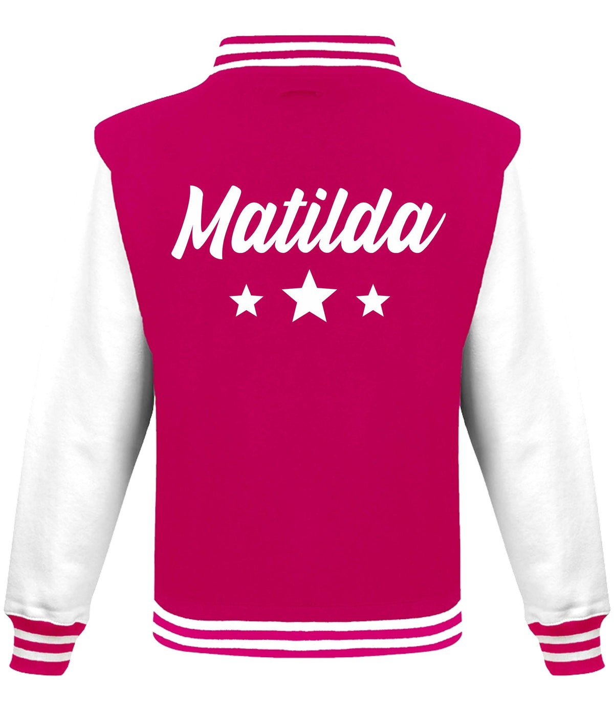 Adults Personalised Name Baseball Stars Varsity Jacket Mens Ladies Custom Letterman College Baseball