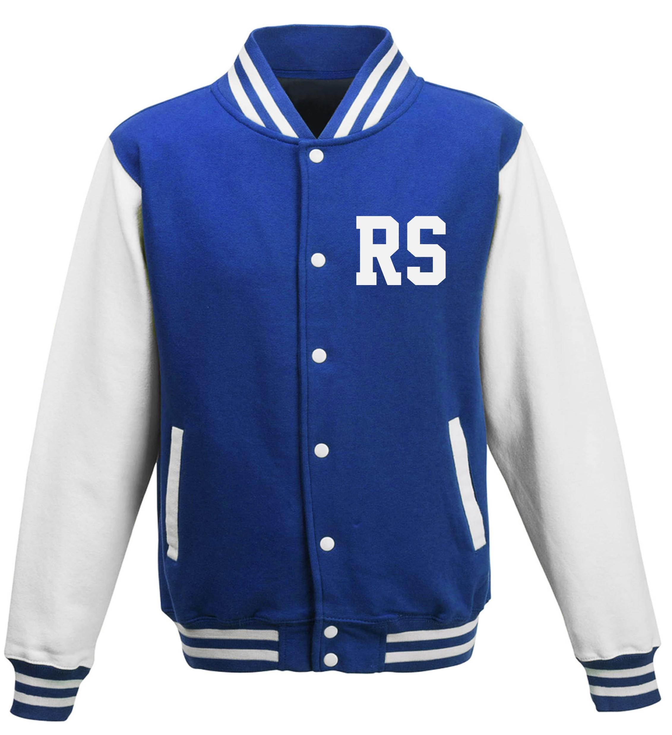 Adults Personalised Football Team Name & Number Varsity Jacket Baseball Club College Letterman