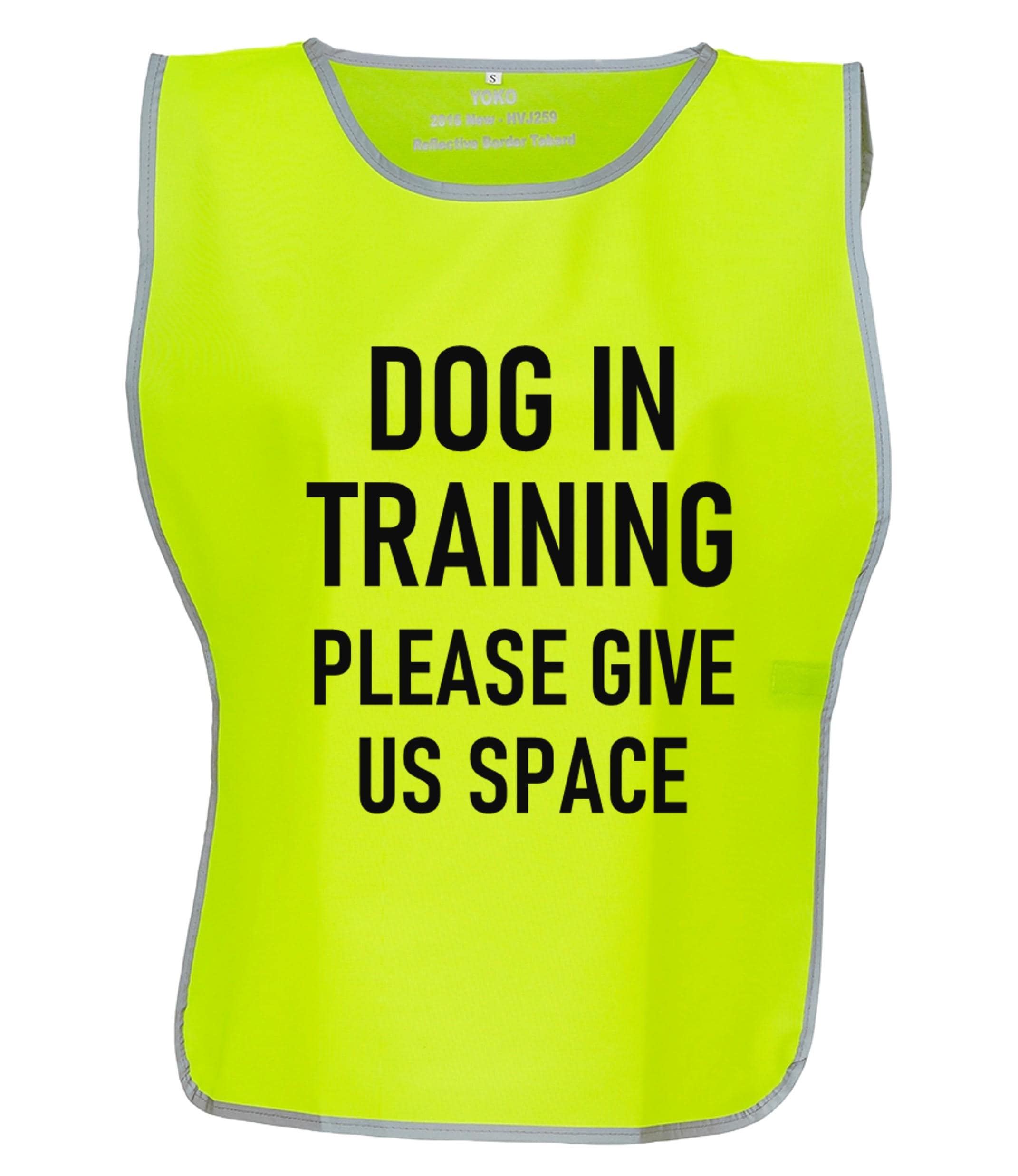 Kids & Adults Dog In Training Hi-Vis Tabard Waistcoat Reflective Walking Safety Vest