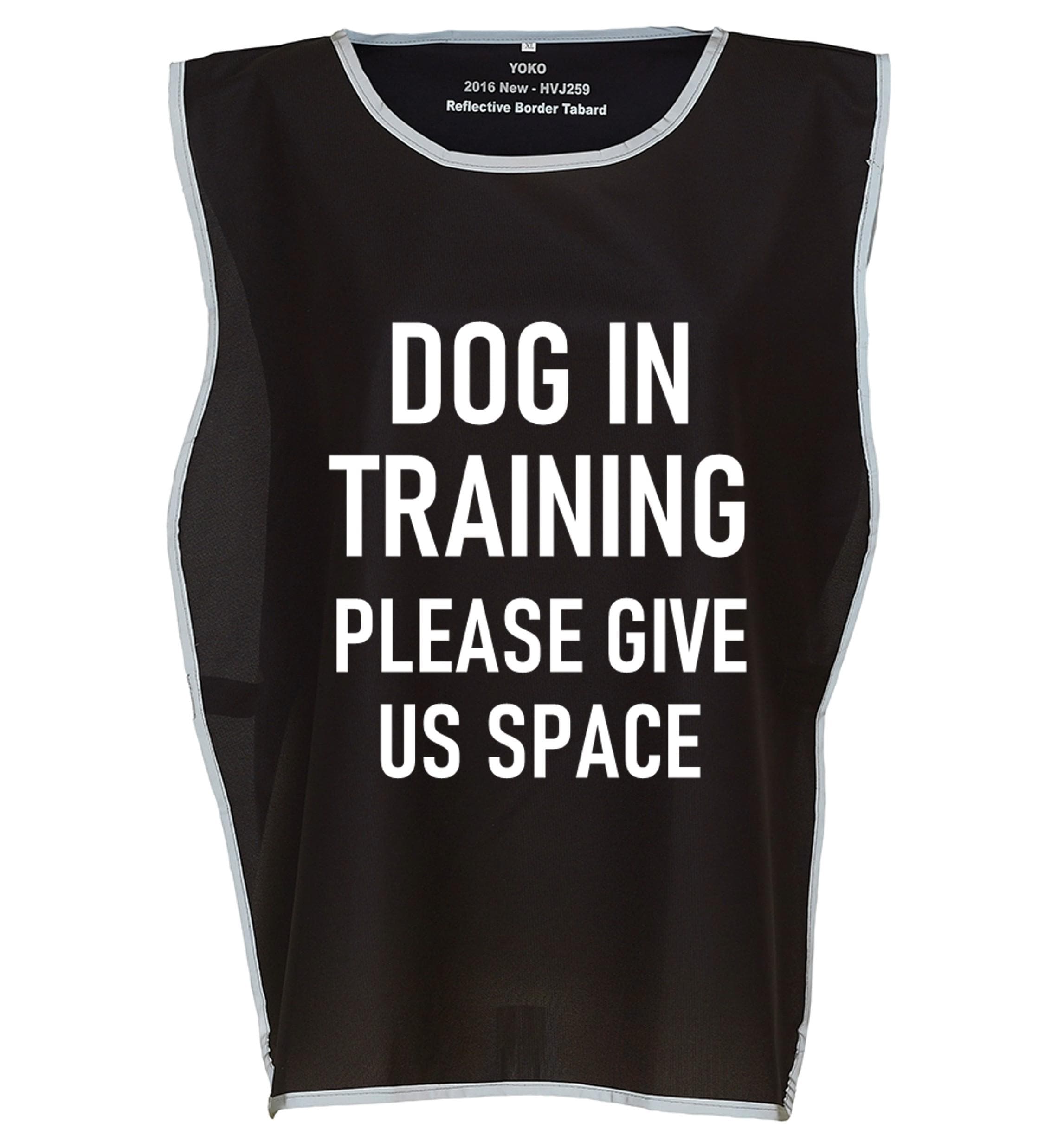 Kids & Adults Dog In Training Hi-Vis Tabard Waistcoat Reflective Walking Safety Vest