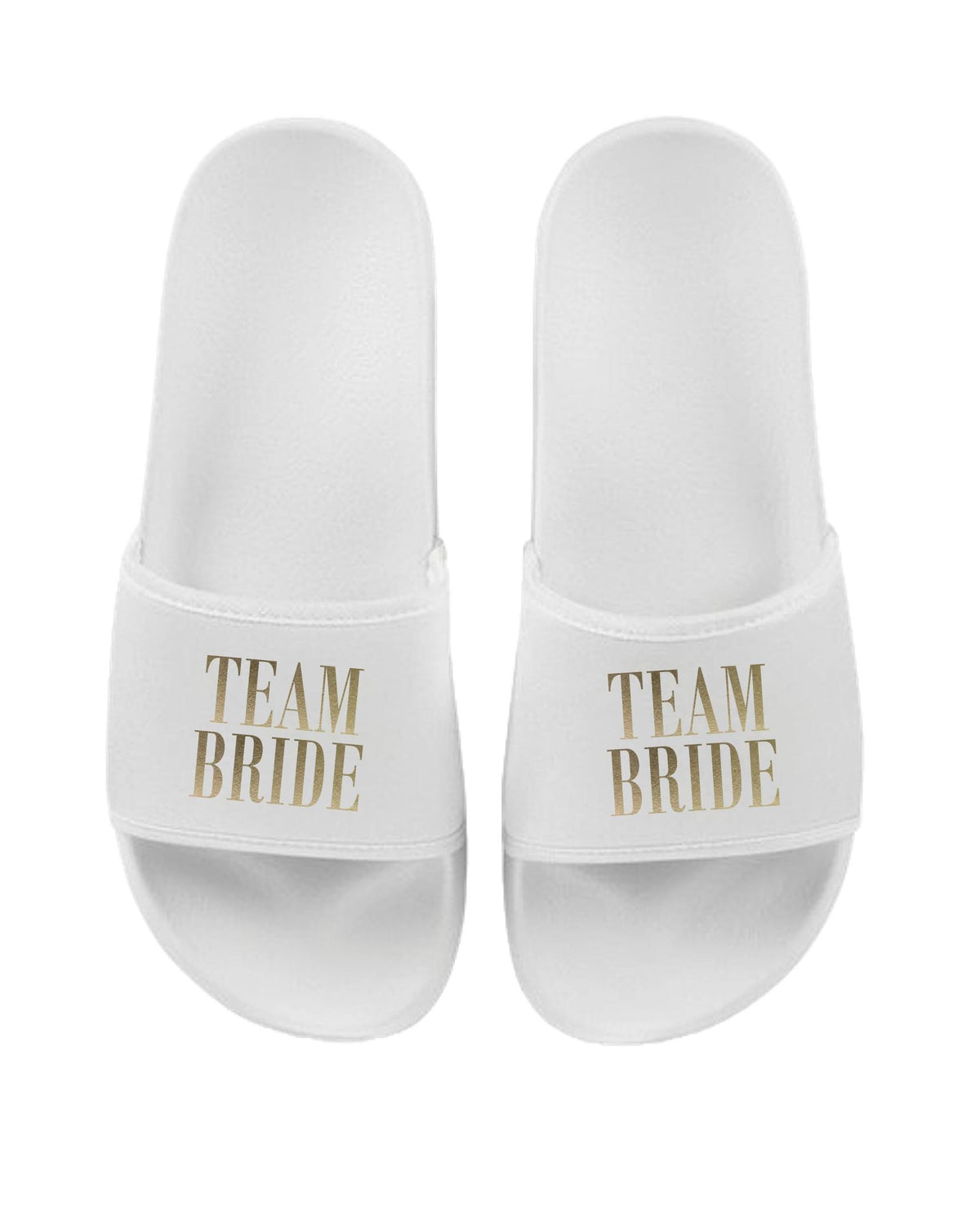 Bride, Bridesmaid, Maid of Honour, Team Bride Matching Sliders Hen Do Wedding Party Slippers
