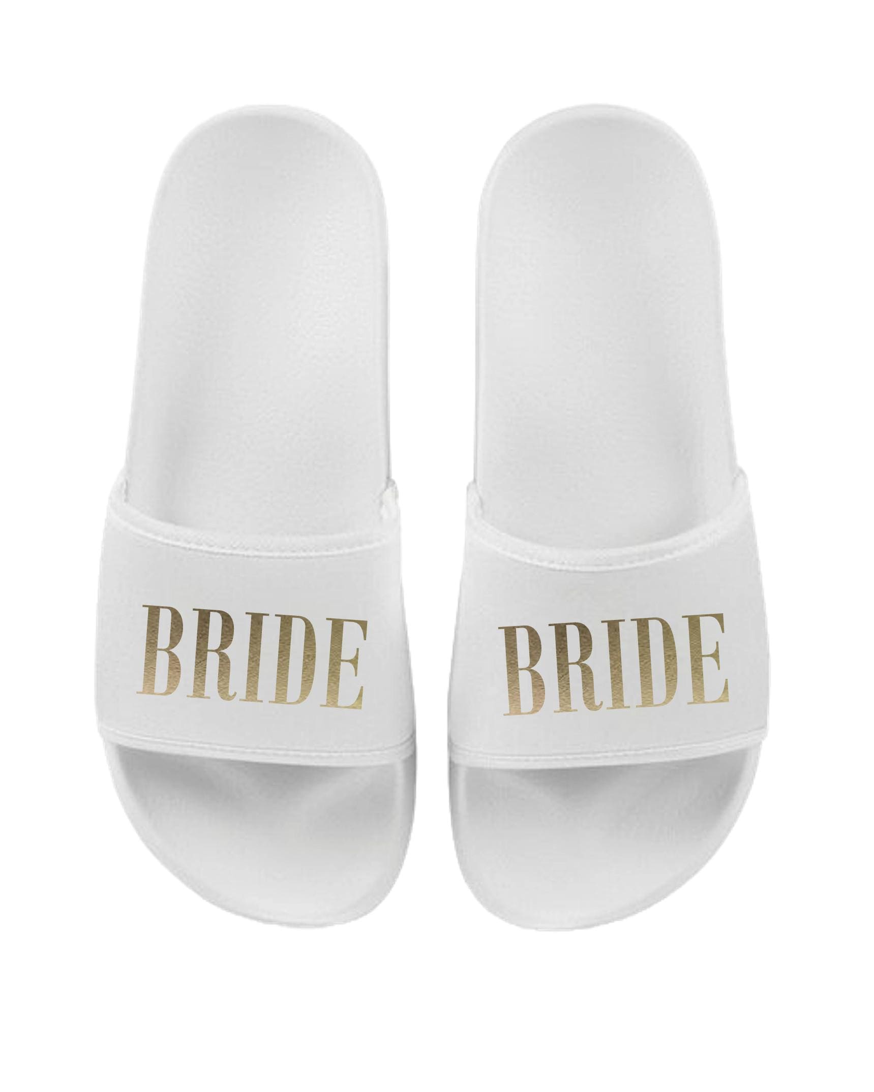 Bride, Bridesmaid, Maid of Honour, Team Bride Matching Sliders Hen Do Wedding Party Slippers