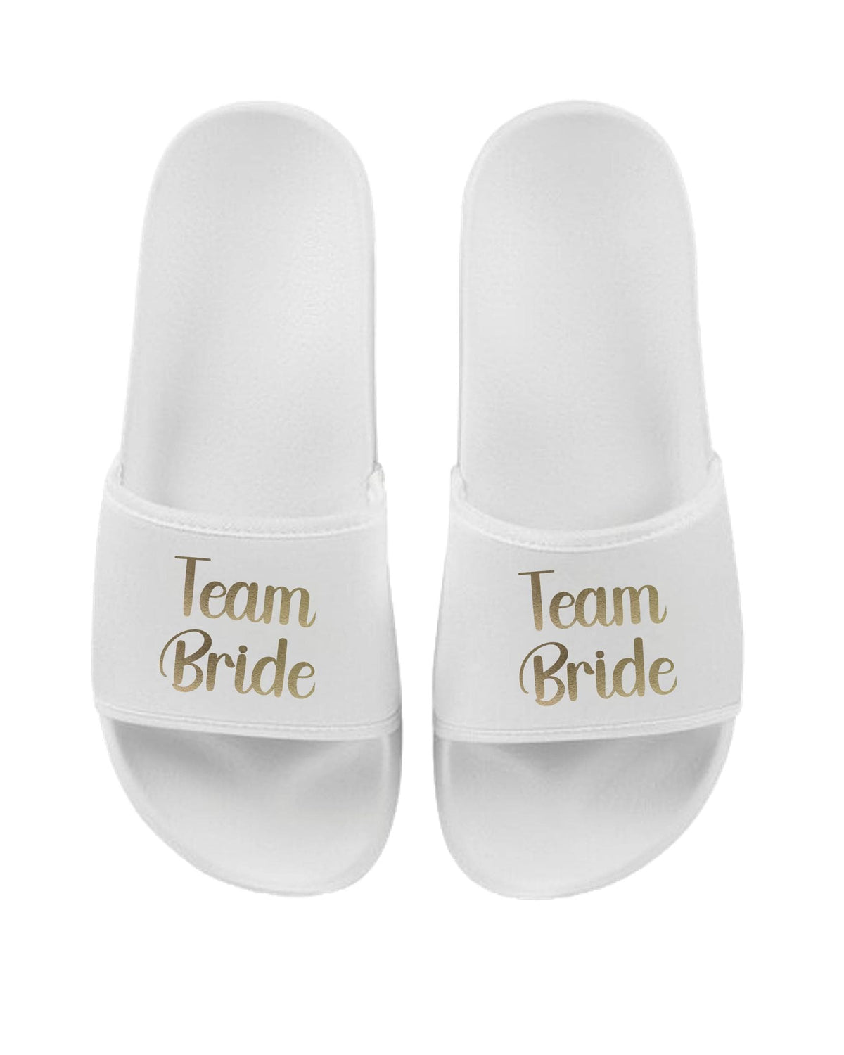 Bride, Bridesmaid, Maid of Honour, Team Bride Matching Sliders Hen Do Wedding Party Slippers