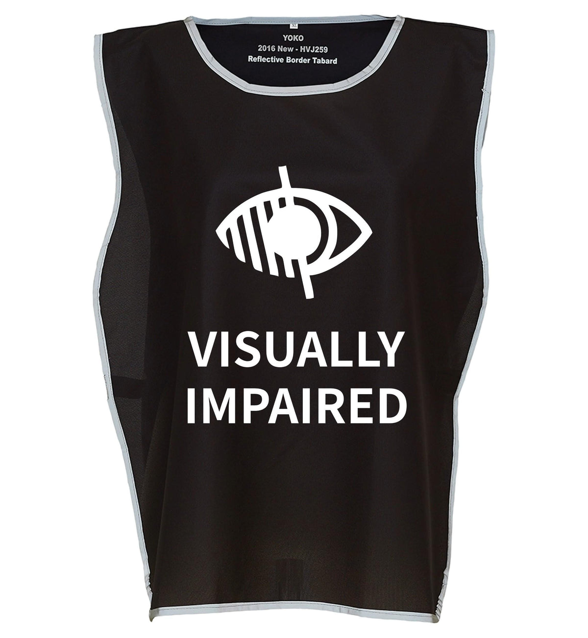 Kids & Adults Visually Impaired Hi-Vis Tabard Waistcoat Reflective Safety Vest