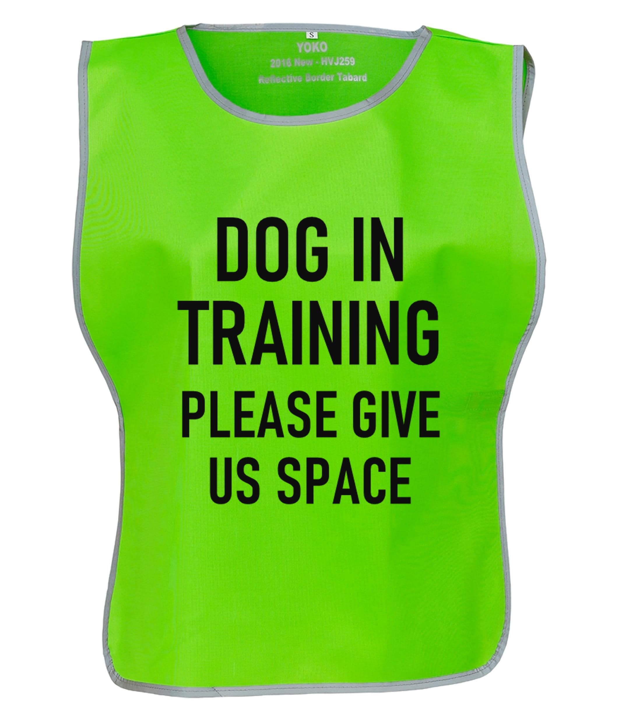 Kids & Adults Dog In Training Hi-Vis Tabard Waistcoat Reflective Walking Safety Vest