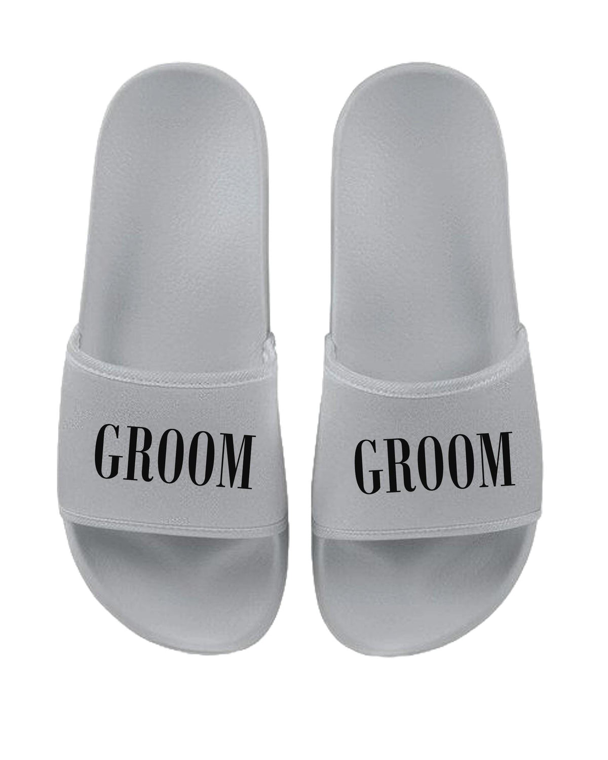 BRIDE & GROOM Matching Sliders Newlyweds Honeymoon Slippers Gift