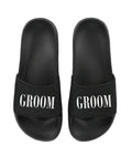 BRIDE & GROOM Matching Sliders Newlyweds Honeymoon Slippers Gift