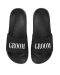 BRIDE & GROOM Matching Sliders Newlyweds Honeymoon Slippers Gift