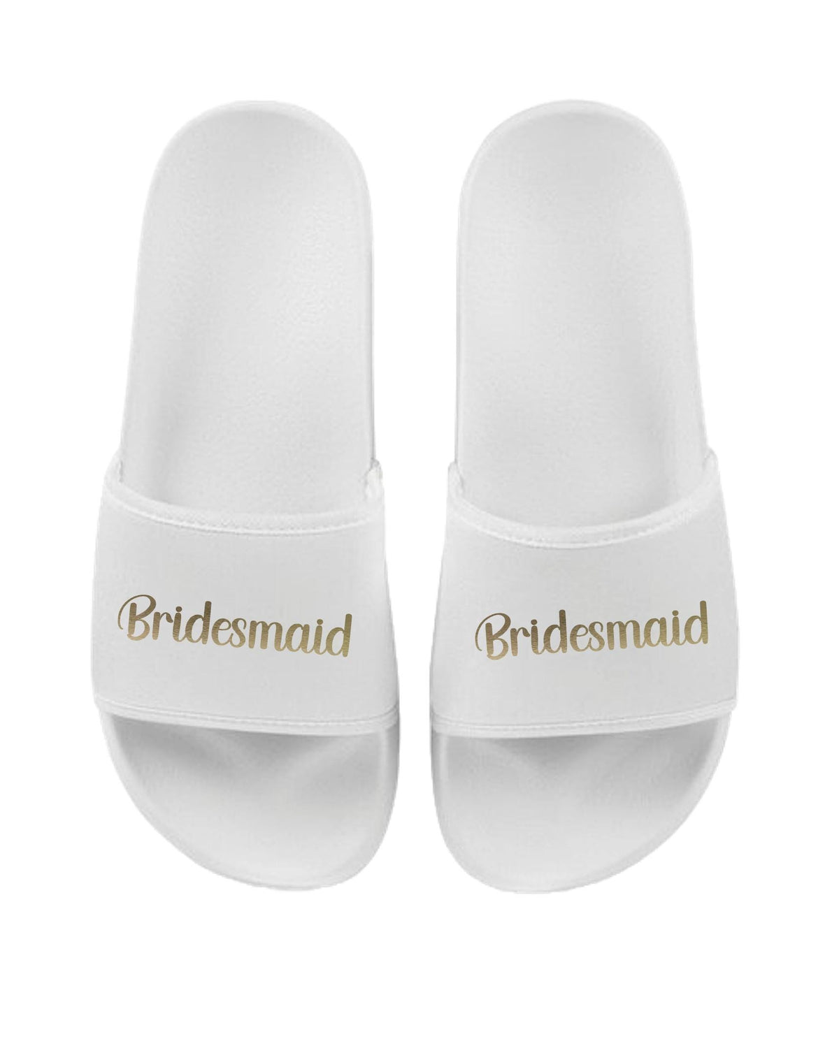 Bride, Bridesmaid, Maid of Honour, Team Bride Matching Sliders Hen Do Wedding Party Slippers