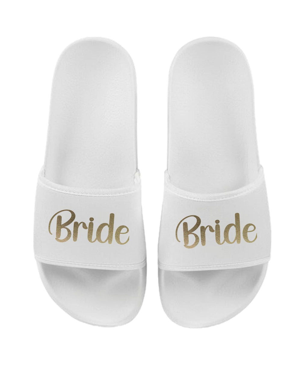 Bride, Bridesmaid, Maid of Honour, Team Bride Matching Sliders Hen Do Wedding Party Slippers