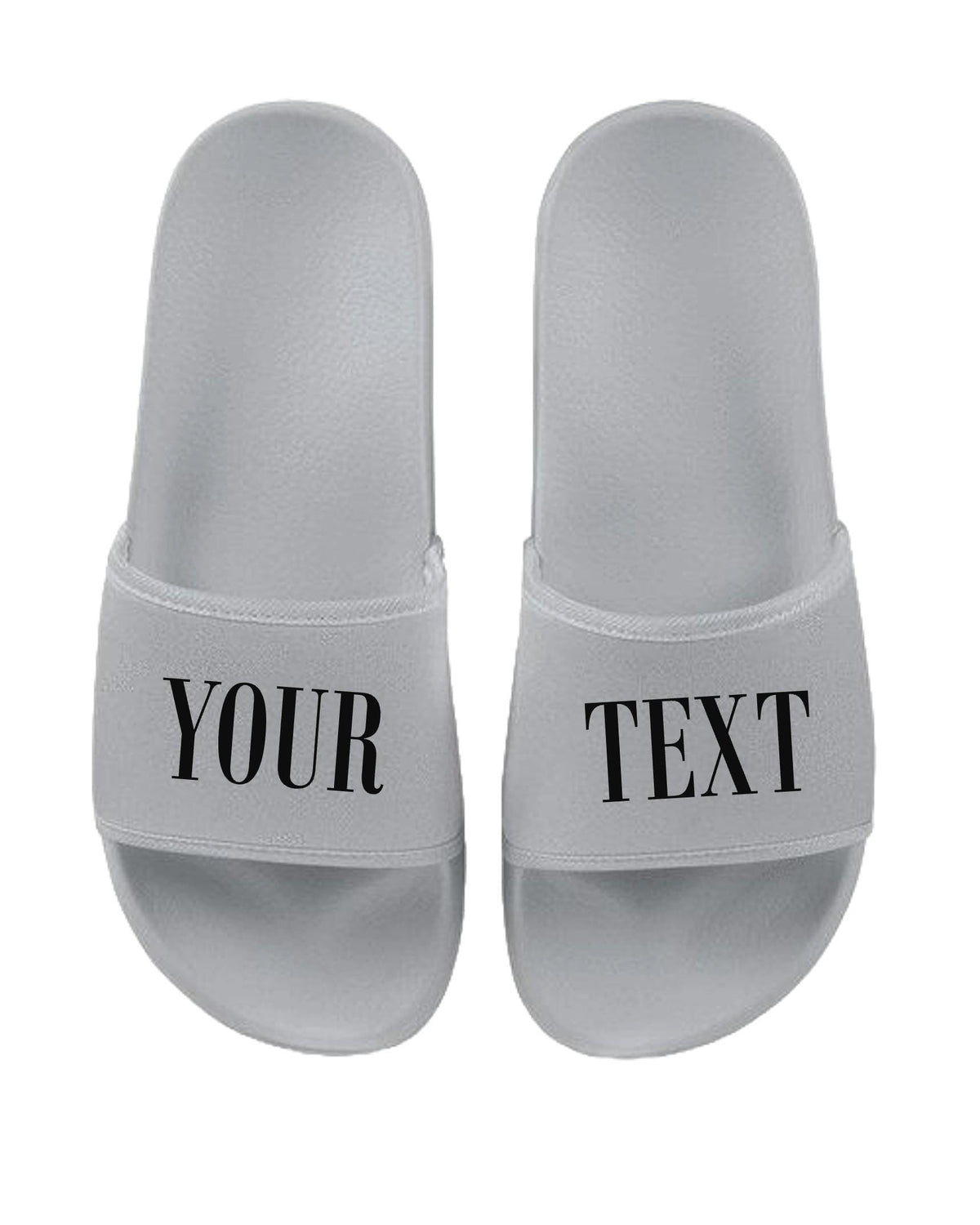 Personalised Sliders Custom Your Text Shoes Sandals Slippers Gift