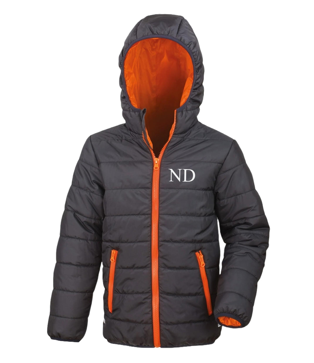 Personalised Kids Padded Puffer Jacket Showerproof & Windproof Custom Text Initials School Coat