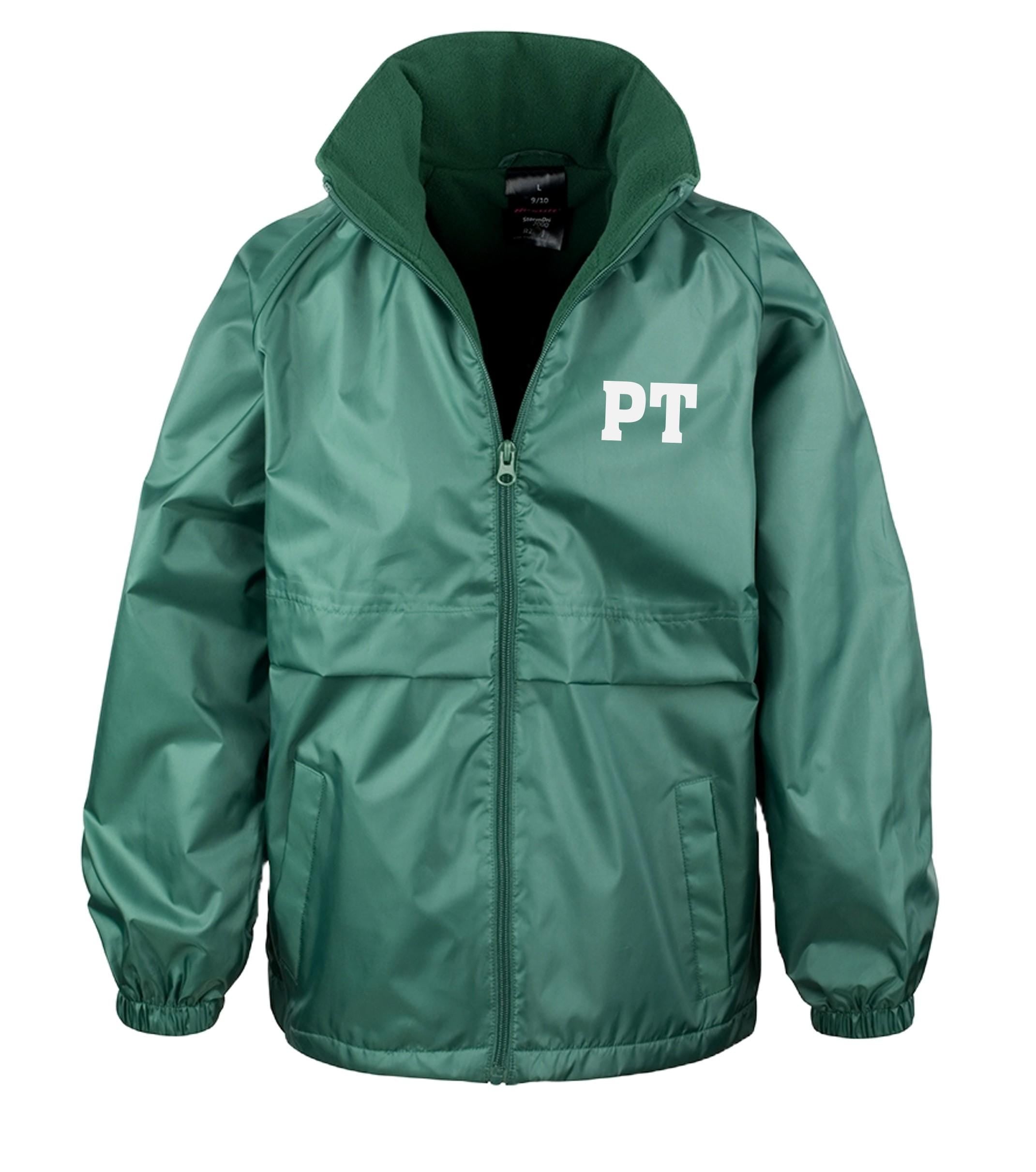Personalised Kids Microfleece Lined Waterproof & Windproof Jacket Custom Text Initials Football Club Team School Coat