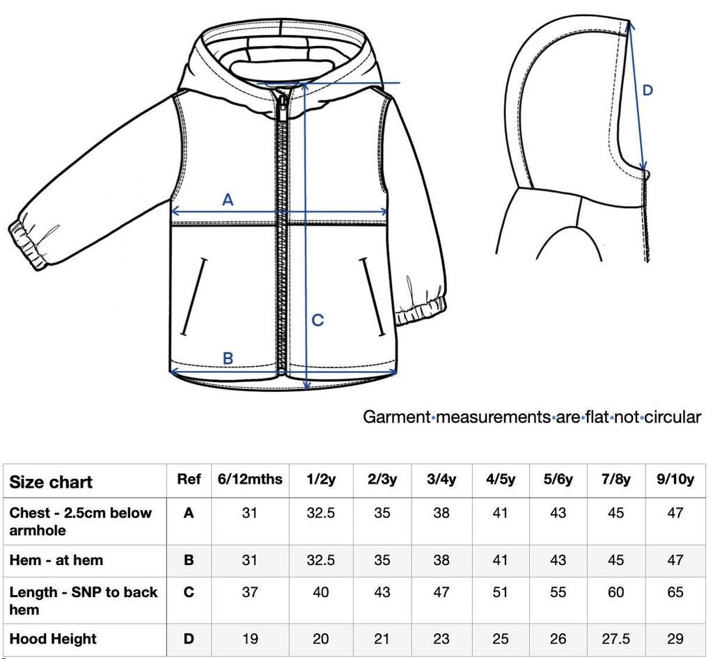 Personalised Kids & Toddlers Rain Coat Custom Text Initials School Nursery Showerproof Jacket