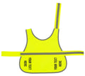 Personalised Text Hi-Vis Dog Vest Walking Training Reflective Safety Jacket Scared Reactive