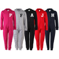 Kids Personalised Varsity Initial Onesie Your Custom Text All In One