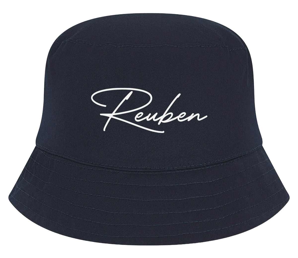 Baby, Toddler, Kids Personalised Name Cotton Bucket Summer Sun Hat