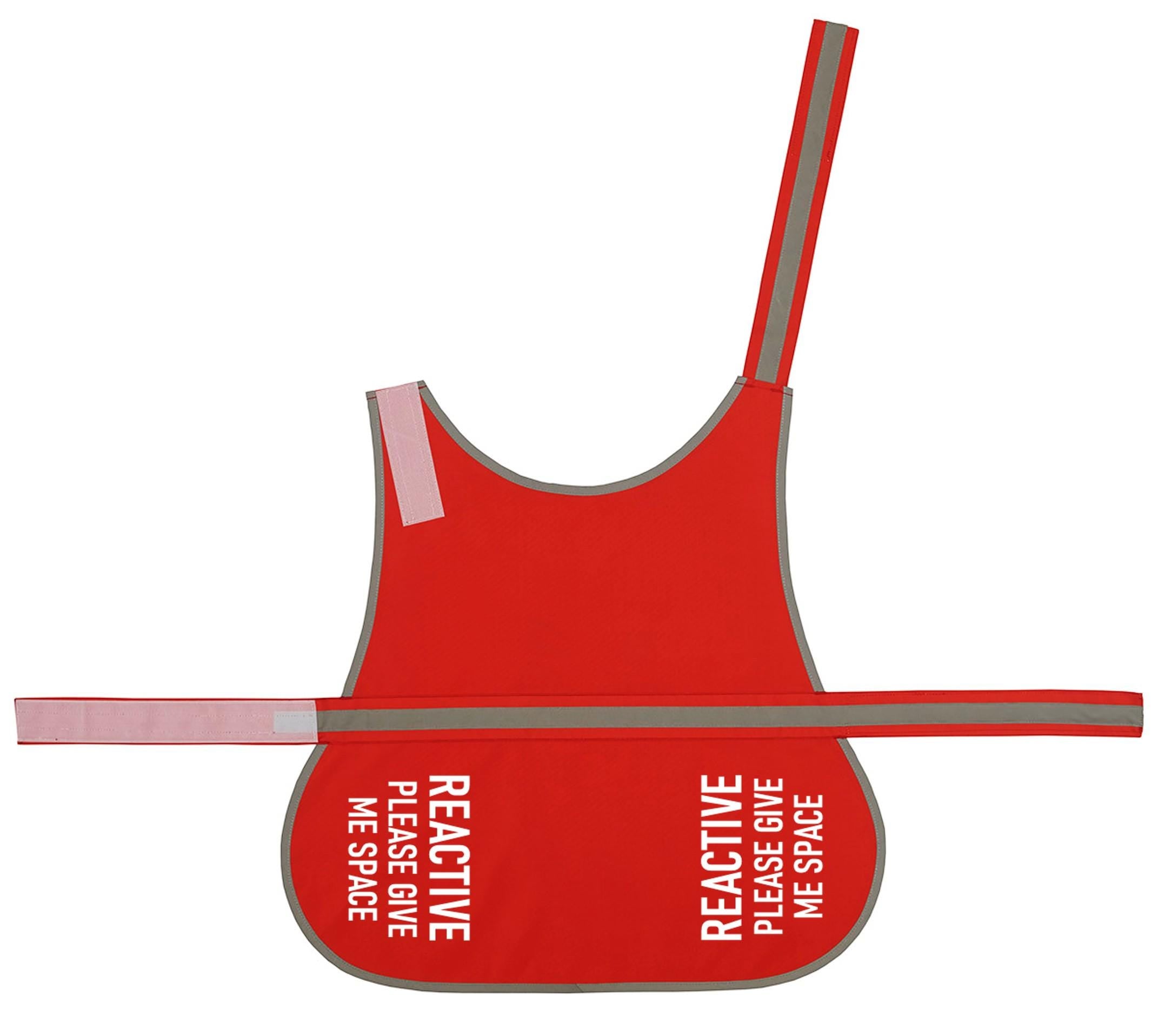 Reactive Please Give Me Space Hi-Vis Dog Vest Walking Training Reflective Safety Jacket Scared Reactive