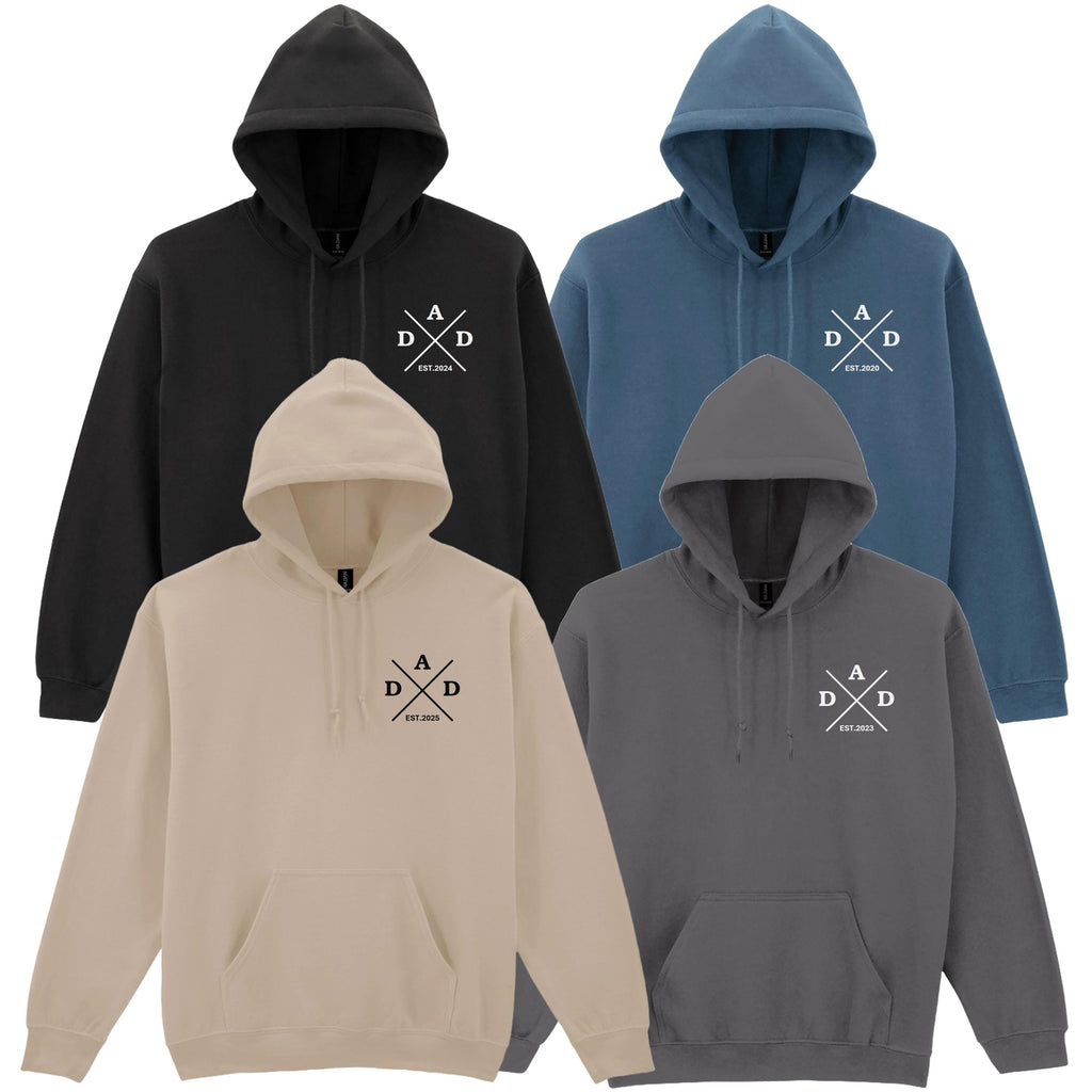 Personalised Dad Hoodie Father's Day Jumper New Dad Gift