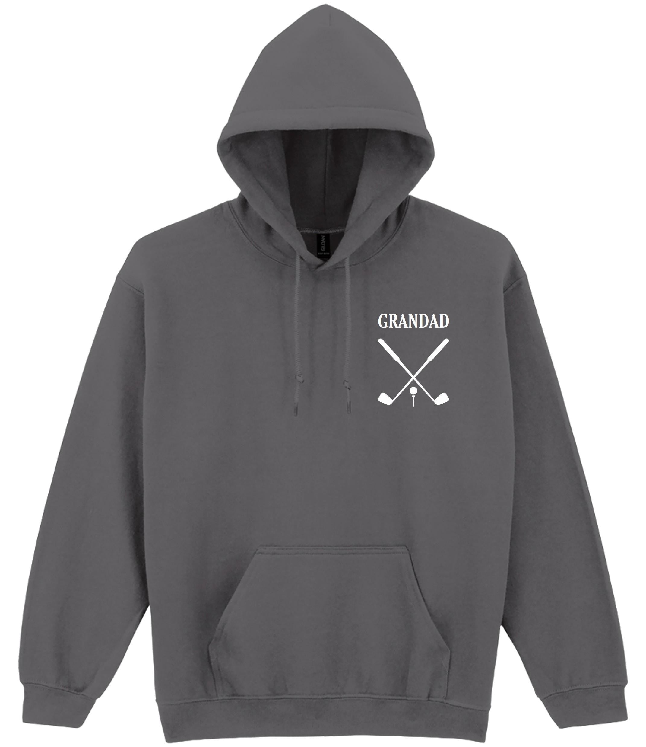 Personalised Golf Name Initials Hoodie Father's Day Jumper Dad Grandad Gift