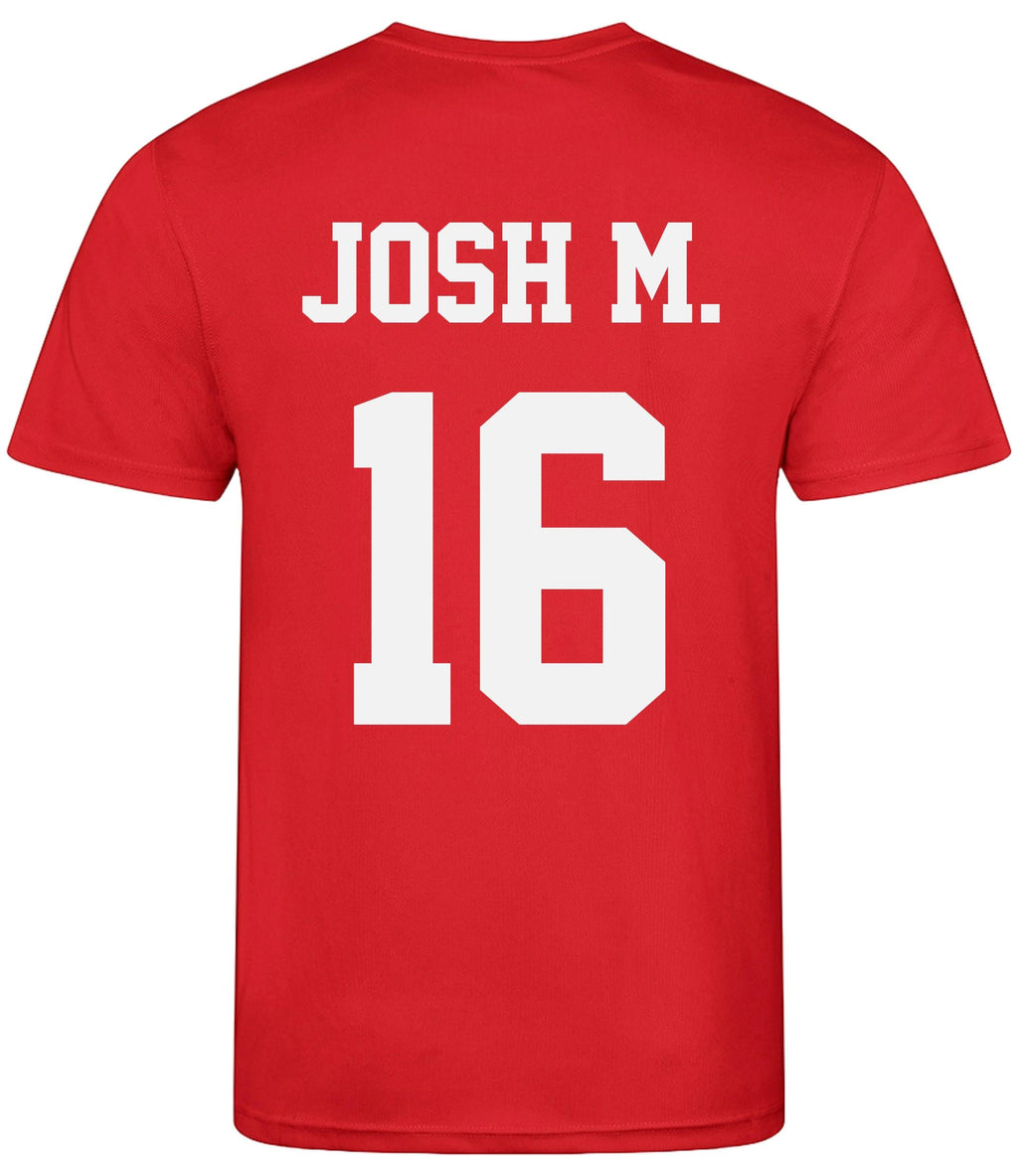 Kids Personalised Football Shirt & Shorts Sports Kit Custom Initials Team Name Number