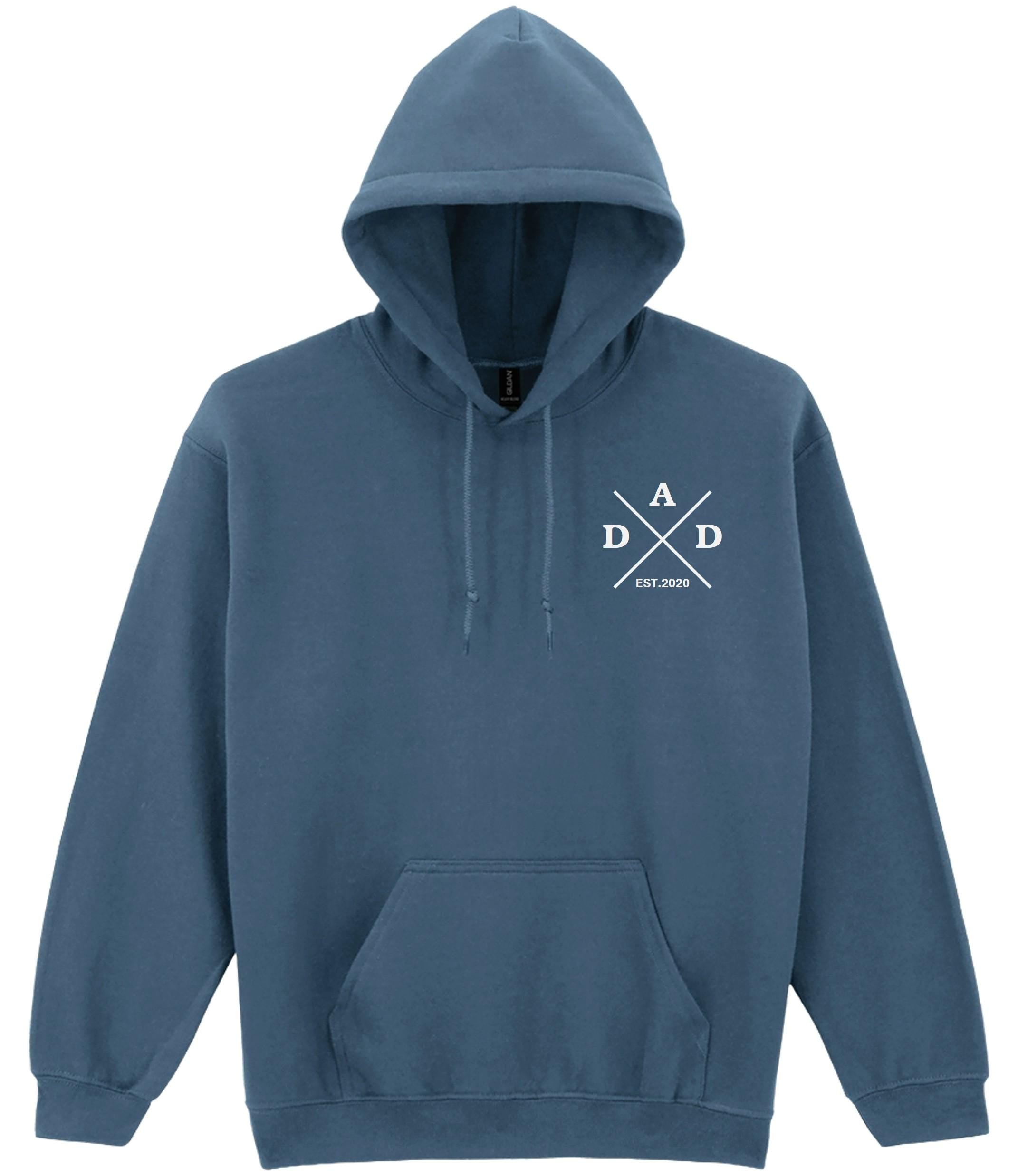 Personalised Dad Hoodie Father's Day Jumper New Dad Gift