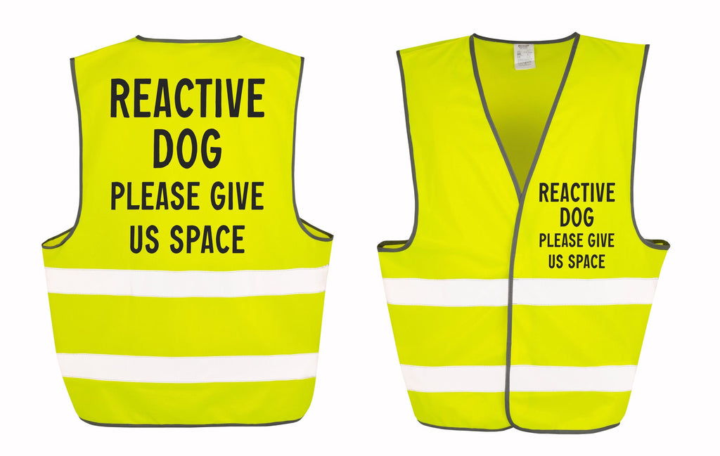 Reactive Dog Walking Hi-Vis Waistcoat Reflective Safety Vest