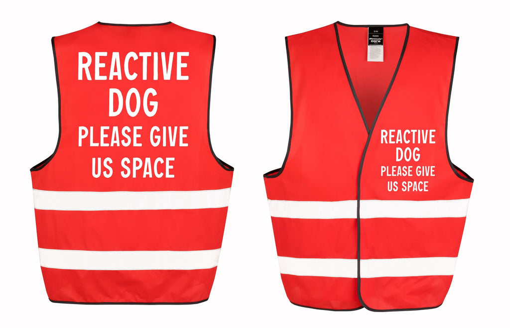 Reactive Dog Walking Hi-Vis Waistcoat Reflective Safety Vest