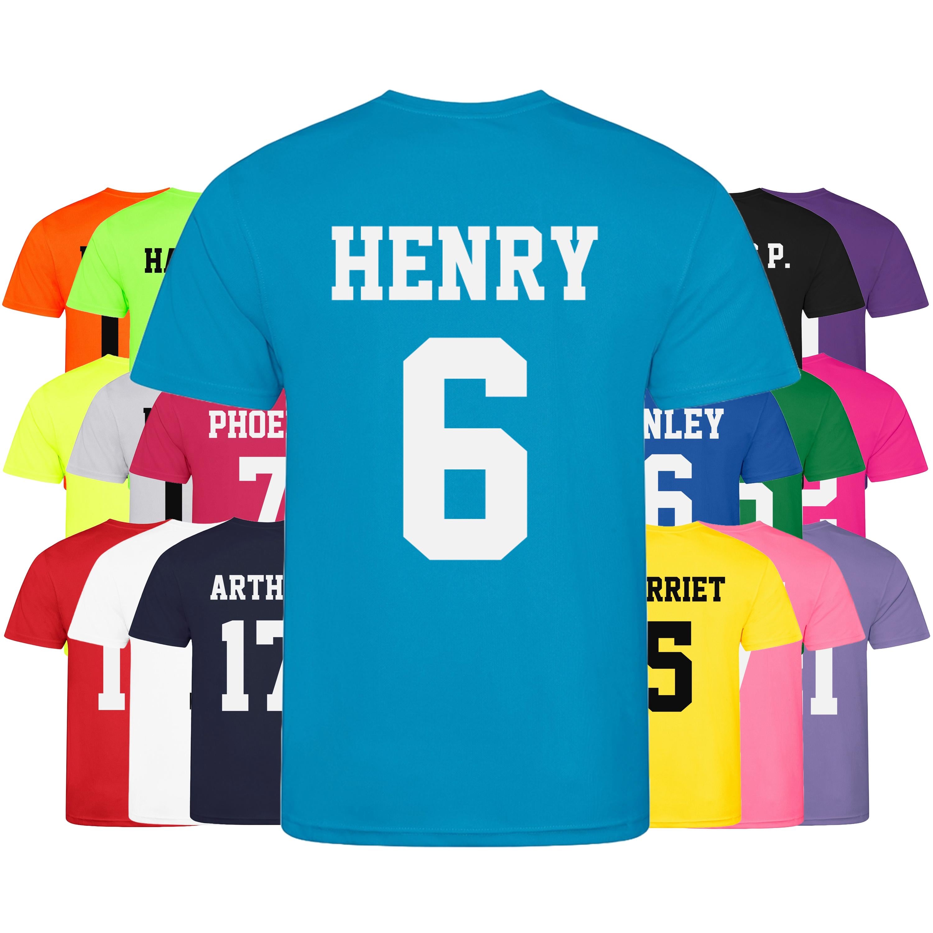 Adults Personalised Football Shirt Sports Kit Custom Initials Team Name Number