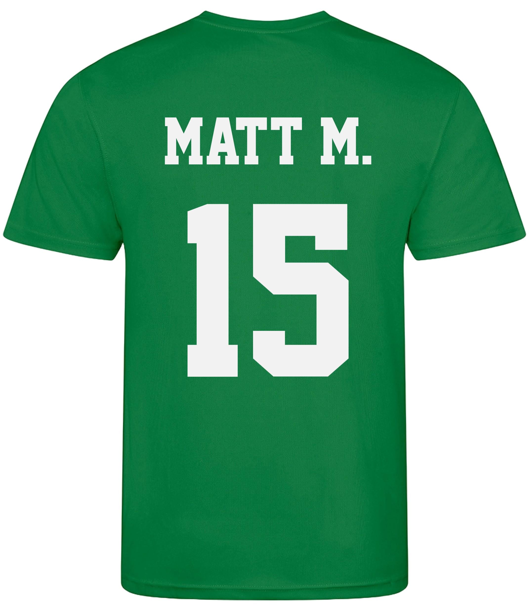 Kids Personalised Football Shirt & Shorts Sports Kit Custom Initials Team Name Number