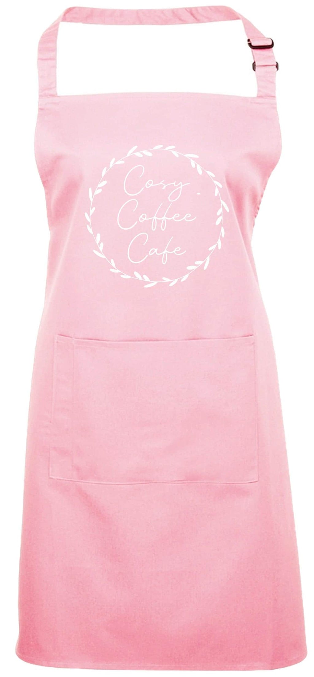Personalised Floral Wreath Apron Custom Name Text Print Design