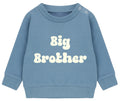 Big and Little Brother Boys Sustainable Sweatshirts Baby and Toddler Matching Retro New Siblings