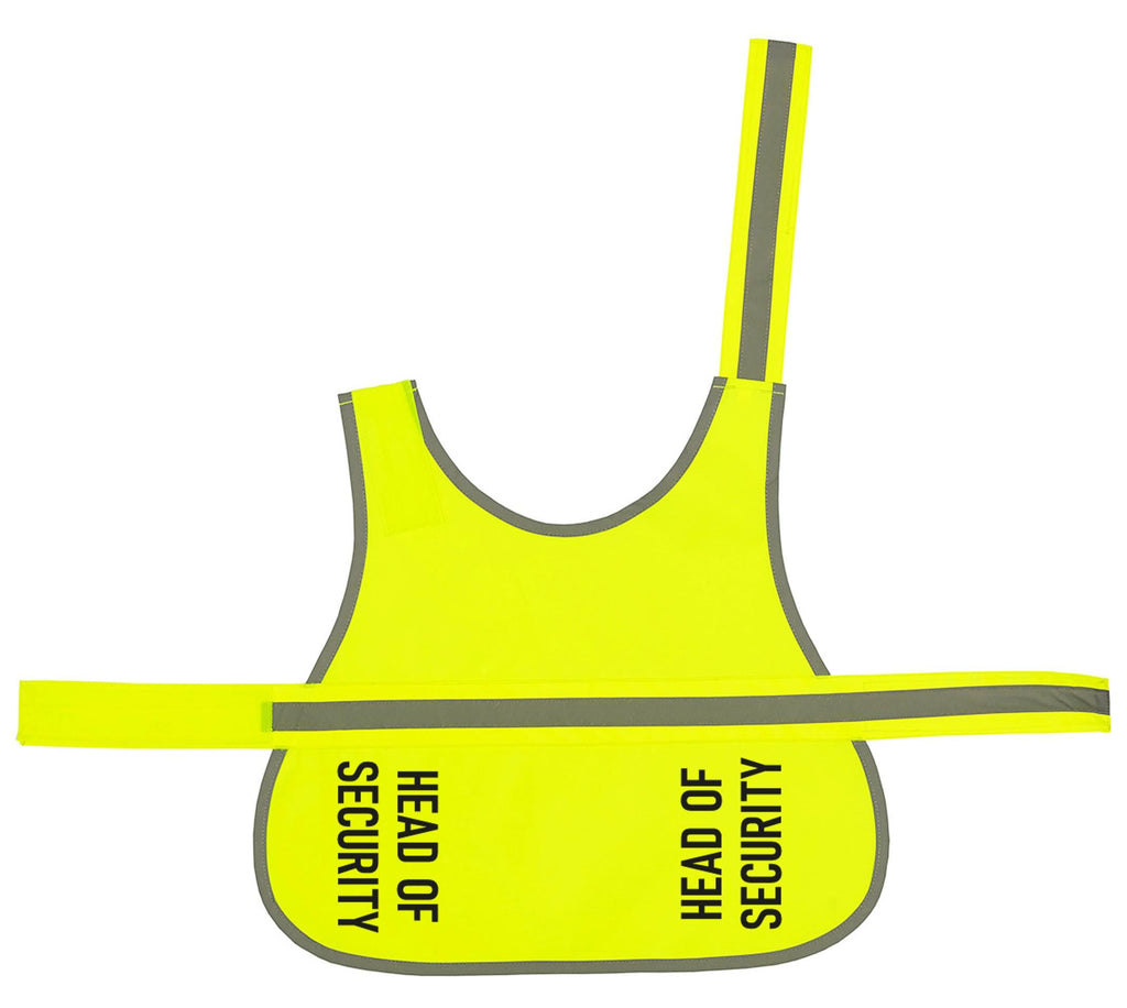 Head Of Security Hi-Vis Dog Vest Walking Training Reflective Safety Jacket Scared Reactive