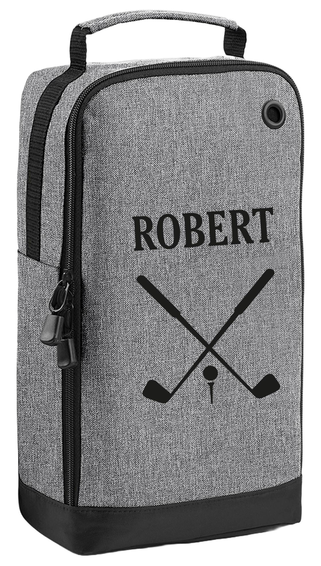 Personalised Gold Name Initials Shoe Bag Father's Day Dad Grandad Gift