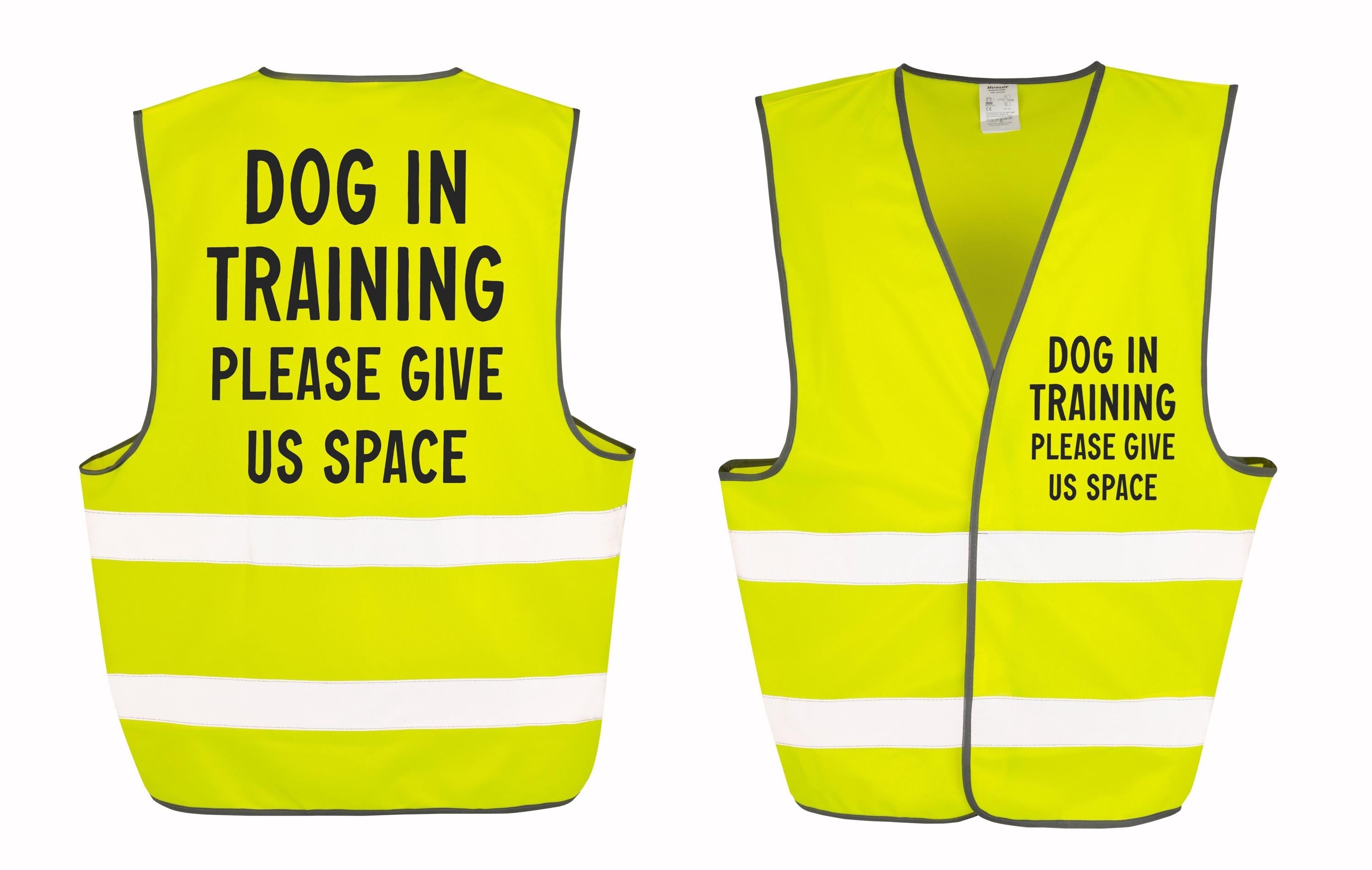 Dog In Training Walking Hi-Vis Waistcoat Reflective Safety Vest