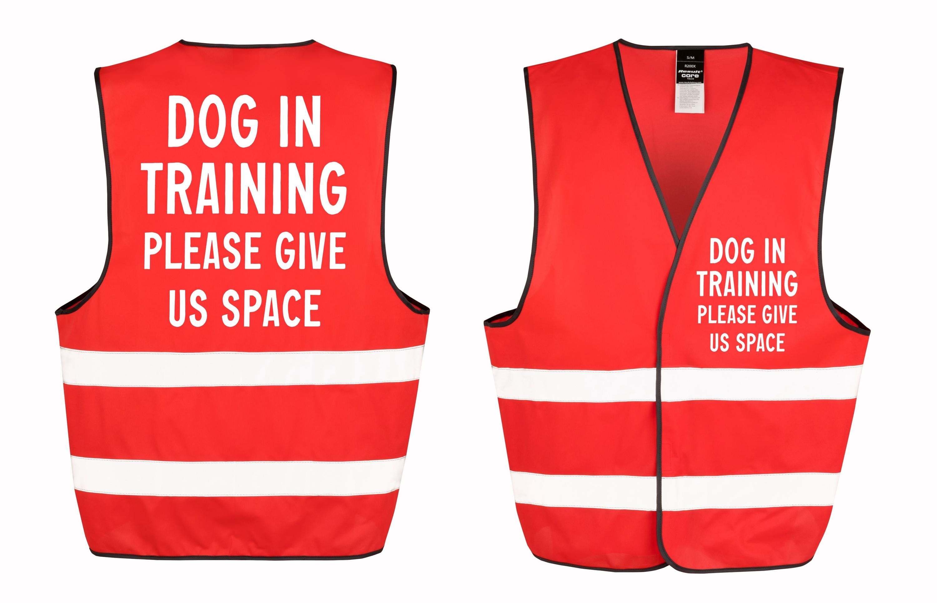 Dog In Training Walking Hi-Vis Waistcoat Reflective Safety Vest
