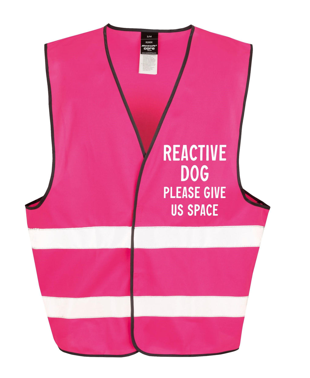 Reactive Dog Walking Hi-Vis Waistcoat Reflective Safety Vest